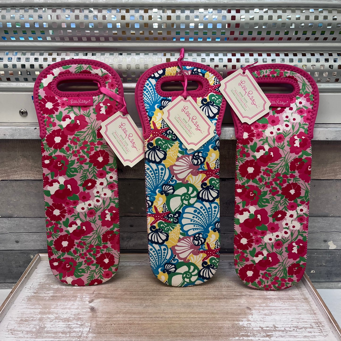 Lilly Pulitzer Insulated Wine Bottle Tote Selection