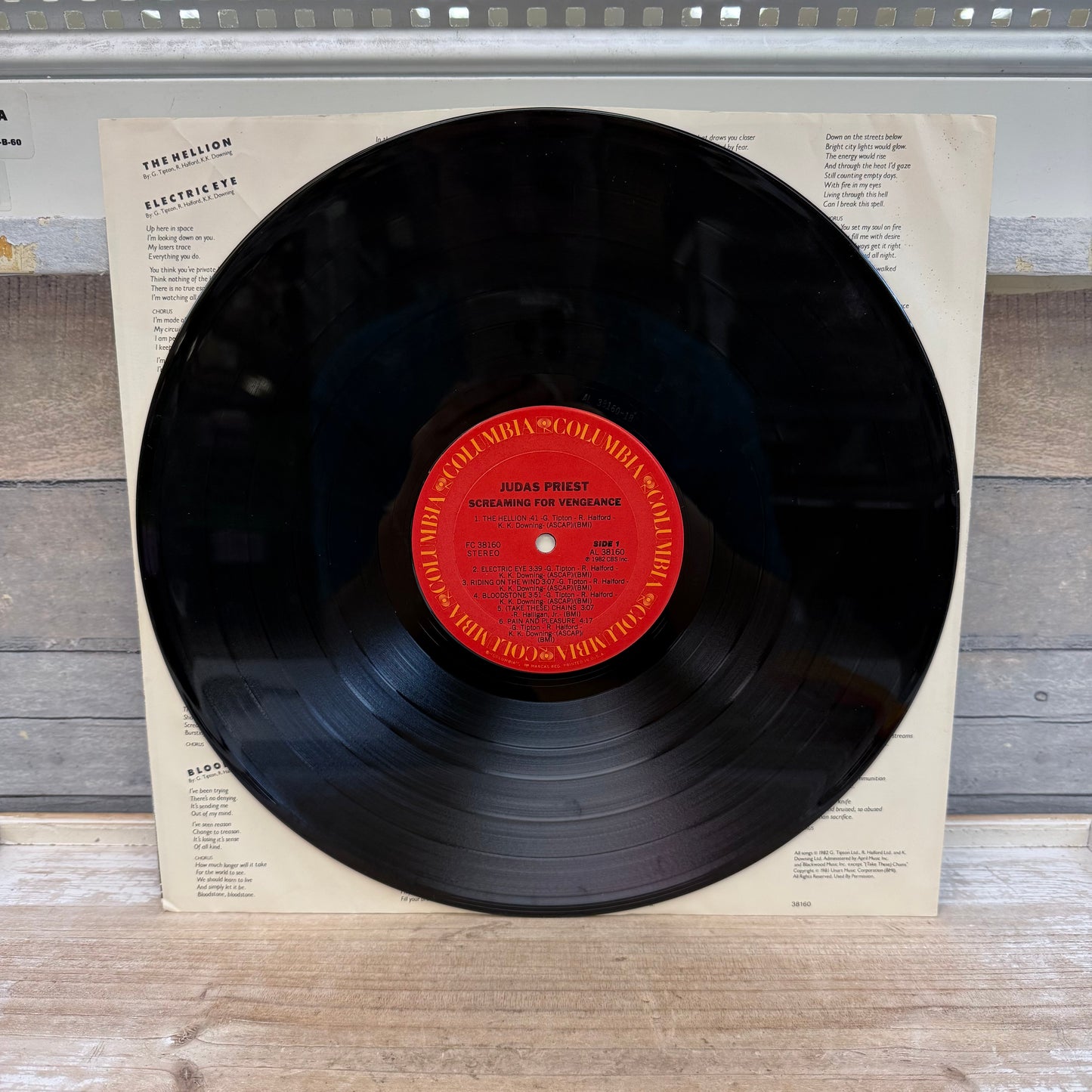 Judas Priest Screaming for Vengeance Vinyl Record, 1982