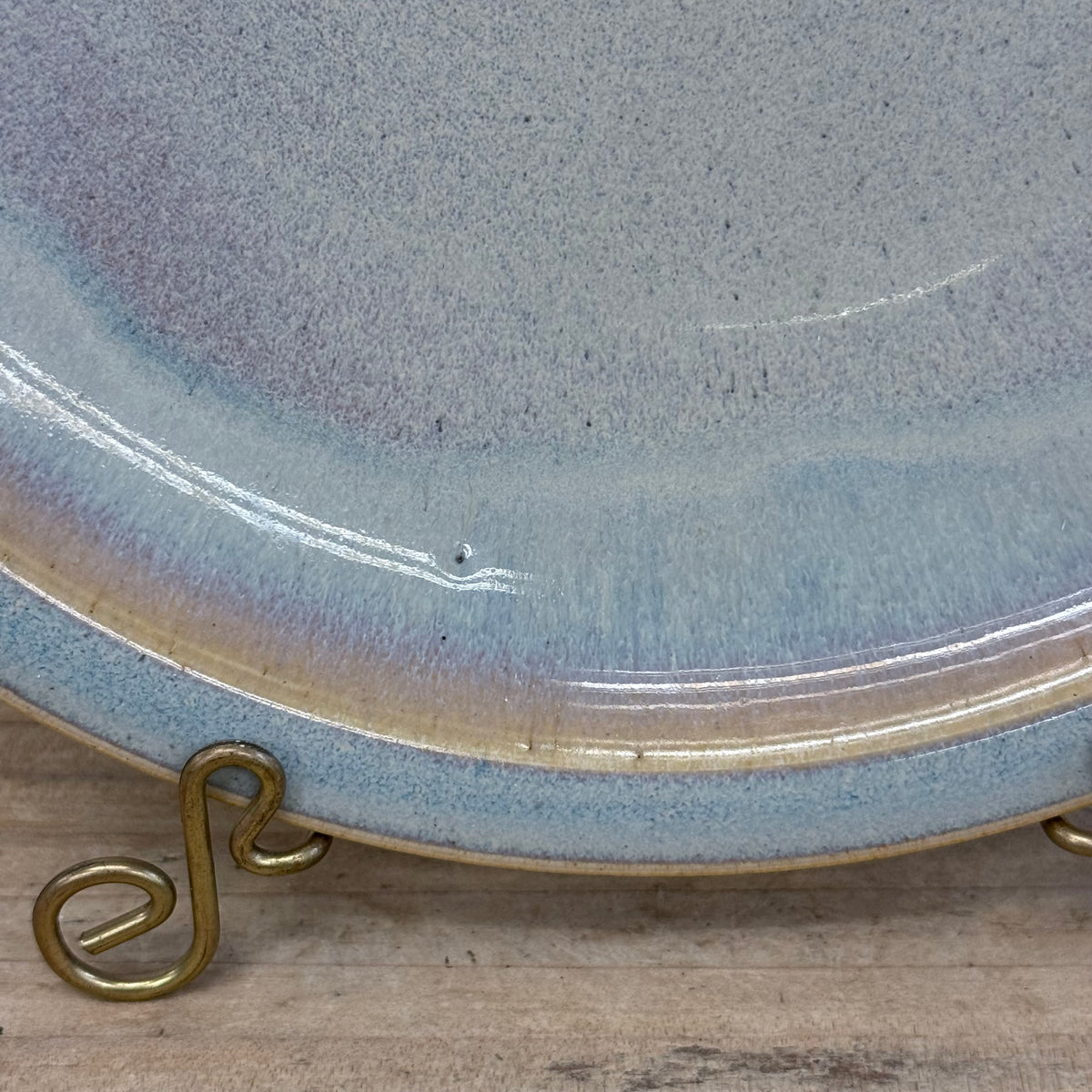 Studio Pottery Stoneware Plates Set of 3 Signed Walters 2010