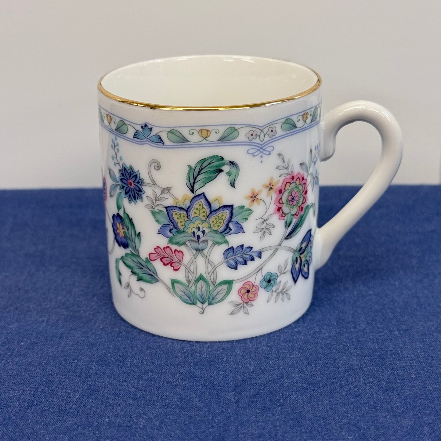 Andrea by Sadek Garden of India Demitasse Cups Saucers Set 4