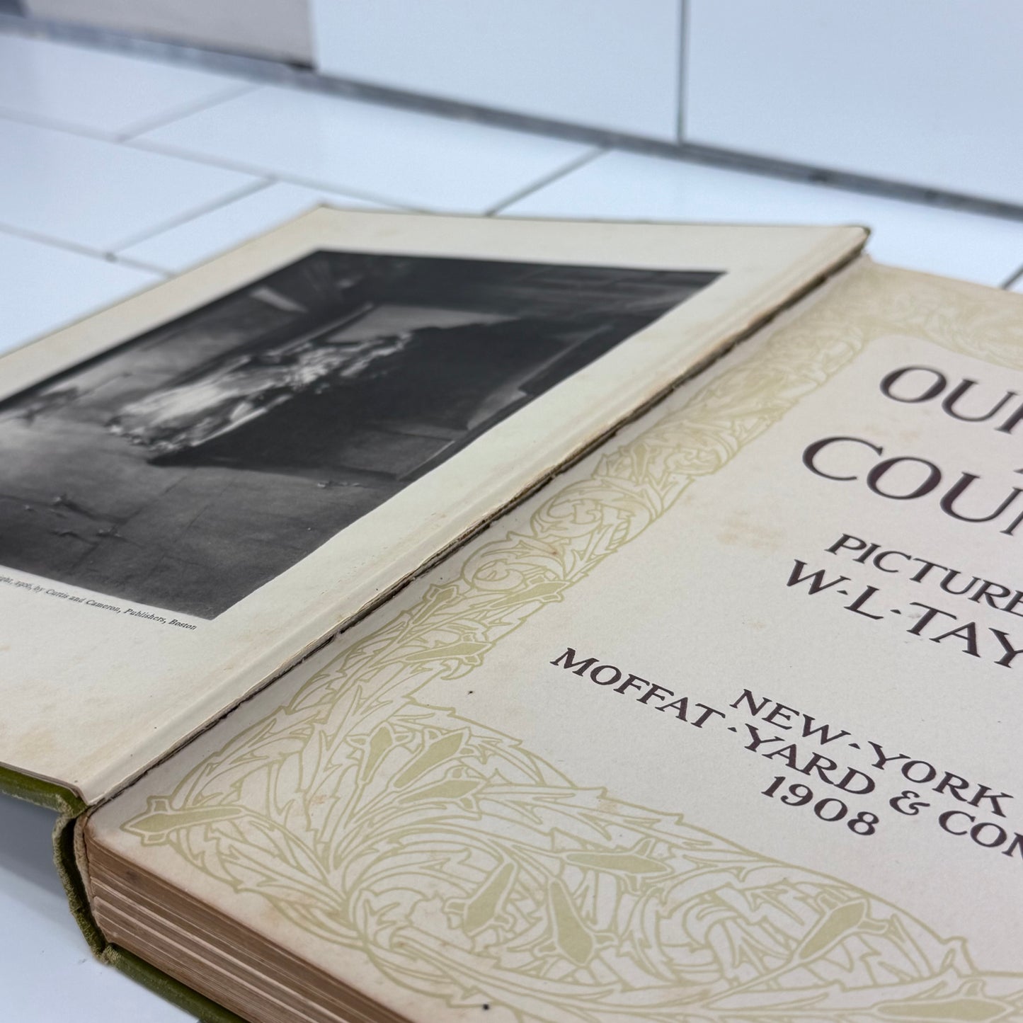 Our Home and Country W.L. Taylor Illustrated Book 1908 First Ed