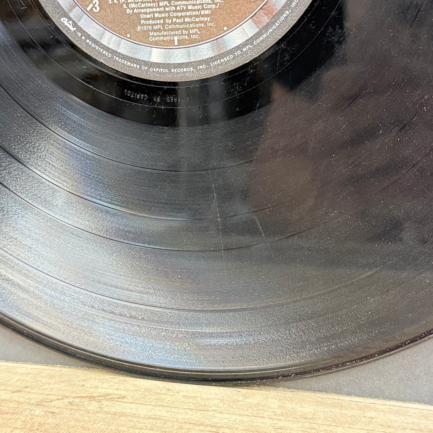 Wings Over America Triple Vinyl Record, 1976 SWCO-11593