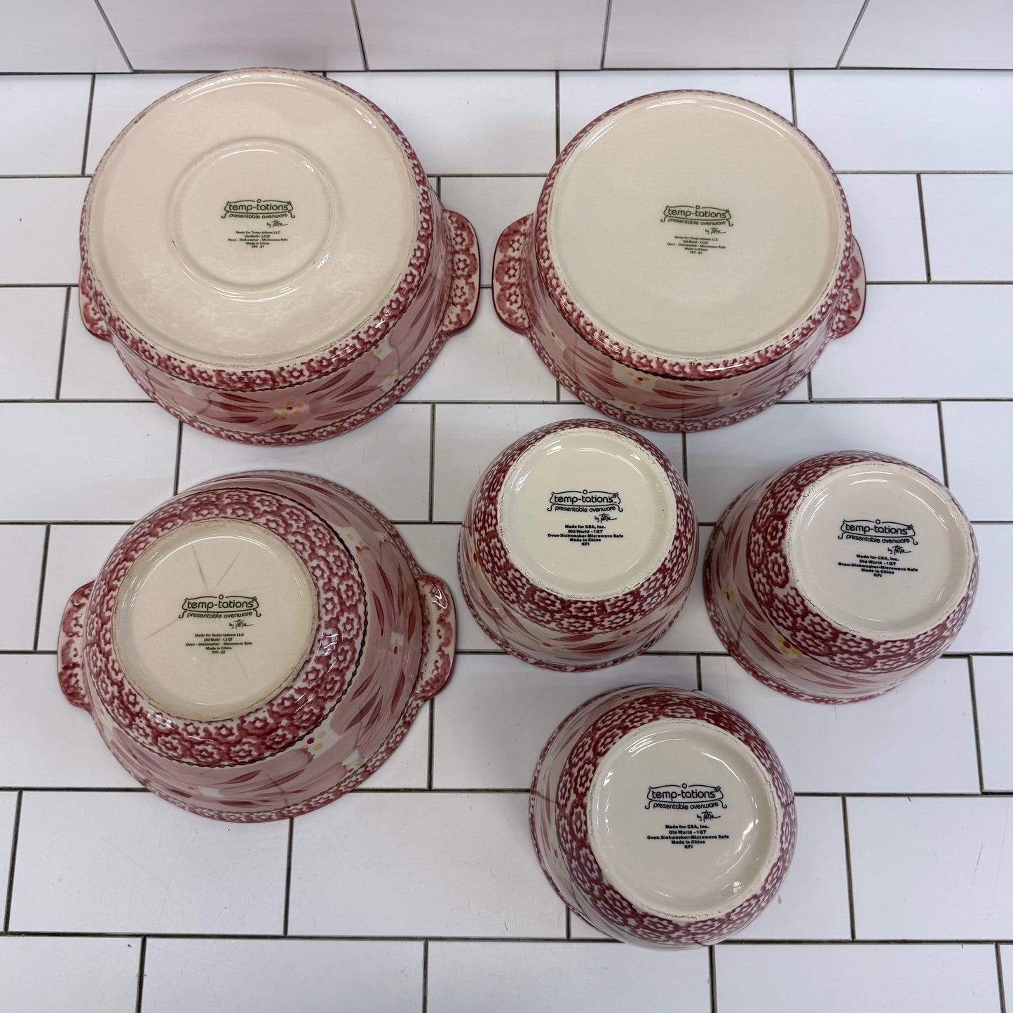 Temp-tations Old World Bakeware Set with Caddies