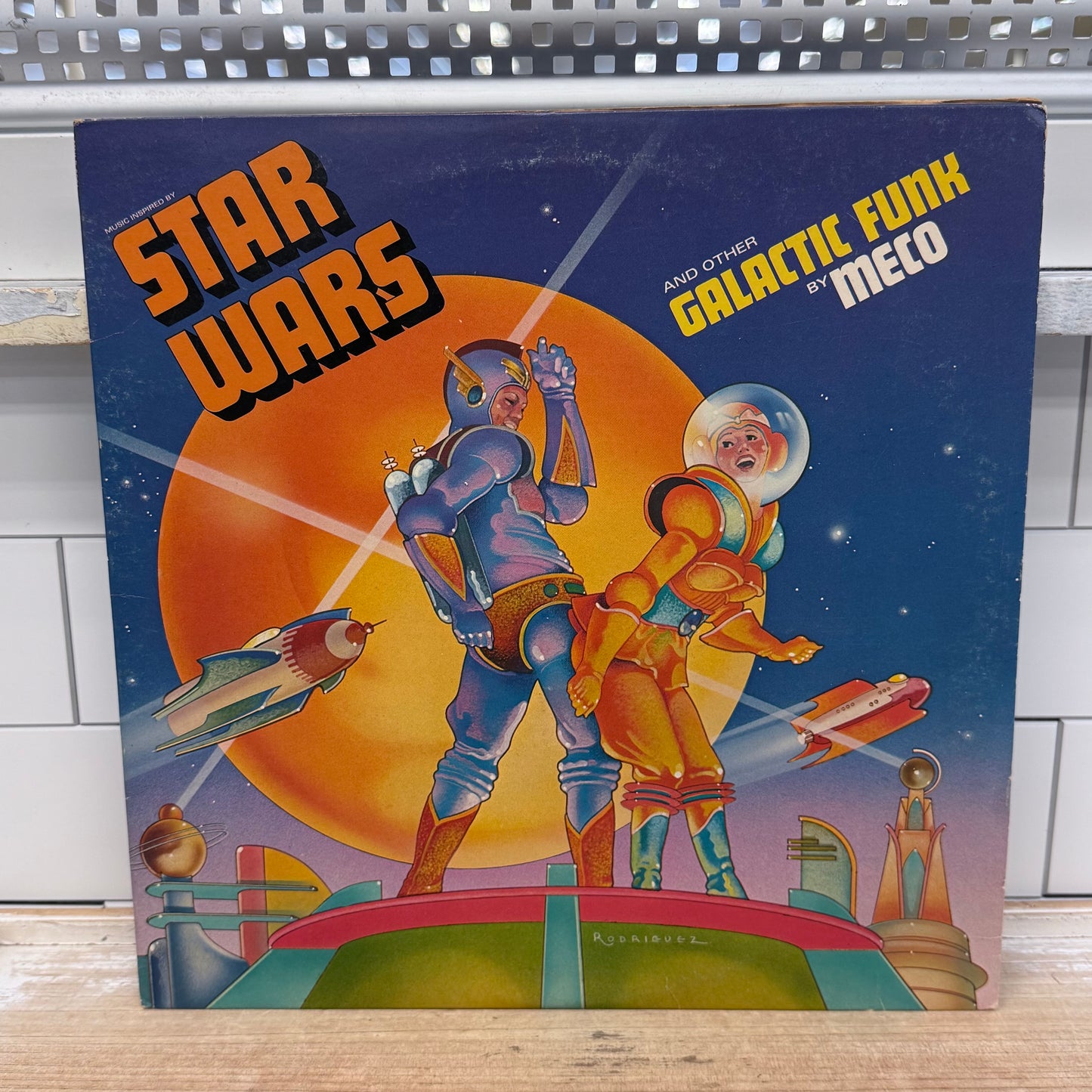 Star Wars Vinyl Records Lot of 2 Soundtrack & Meco 1977