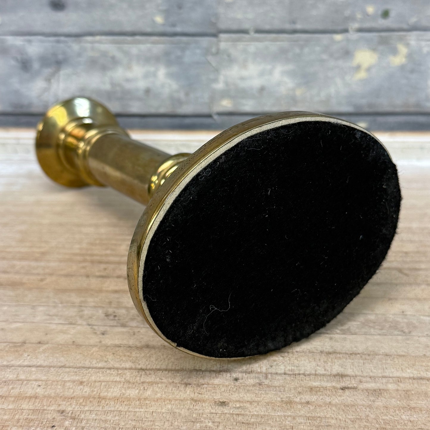 Solid Brass Candlestick Holder