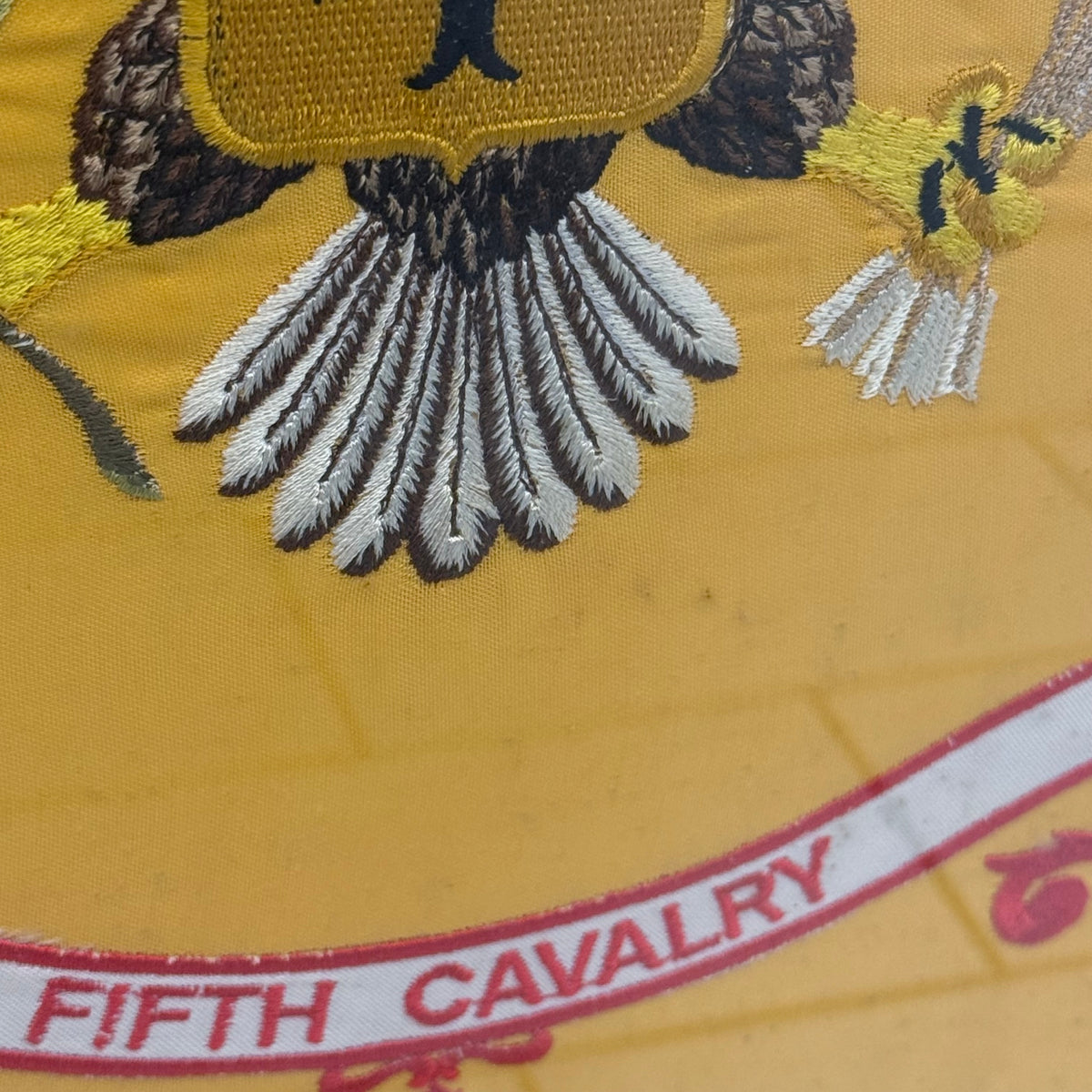 U.S. 5th Cavalry Regiment Embroidered Military Banner