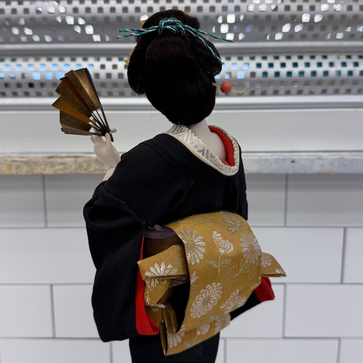 Japanese Doll in Acrylic Display Case