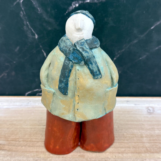 Handmade Studio Pottery Figurine, Ceramic