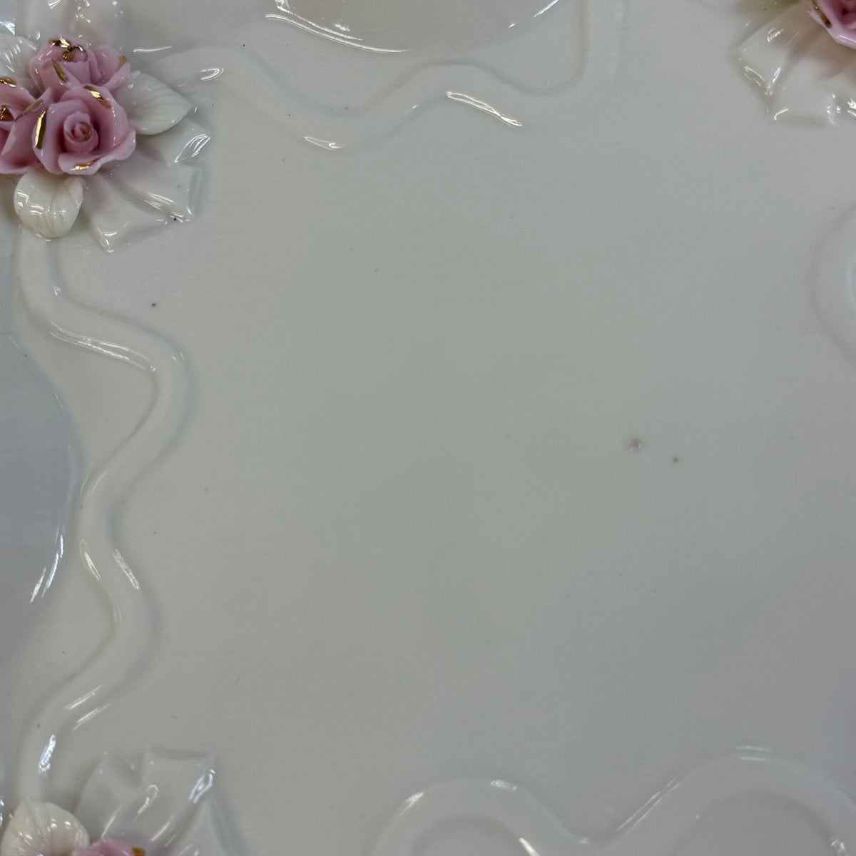 Cracker Barrel Pink Rose Porcelain Tea Set 1980s