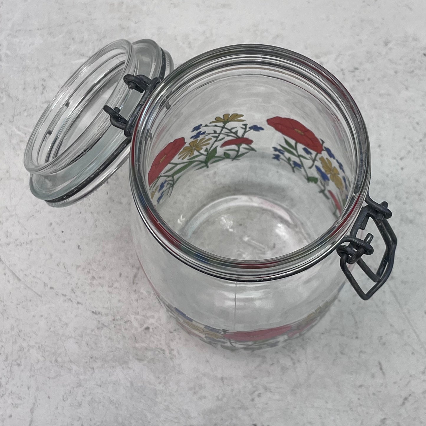 ARC Poppy Flowers Glass Jar Selection