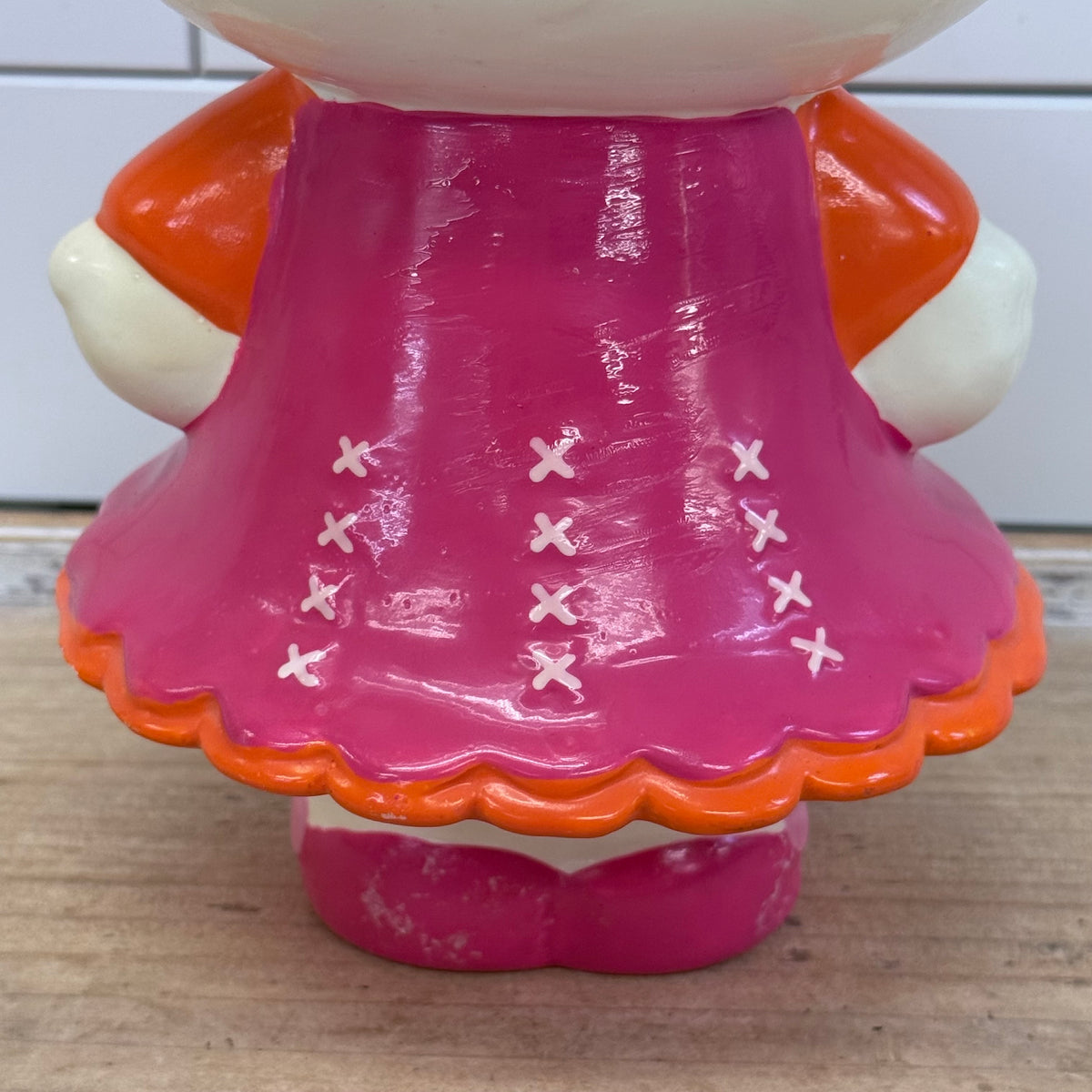 Hello Kitty Sanrio Figure Pink Orange Dress FAB Starpoint 2012
