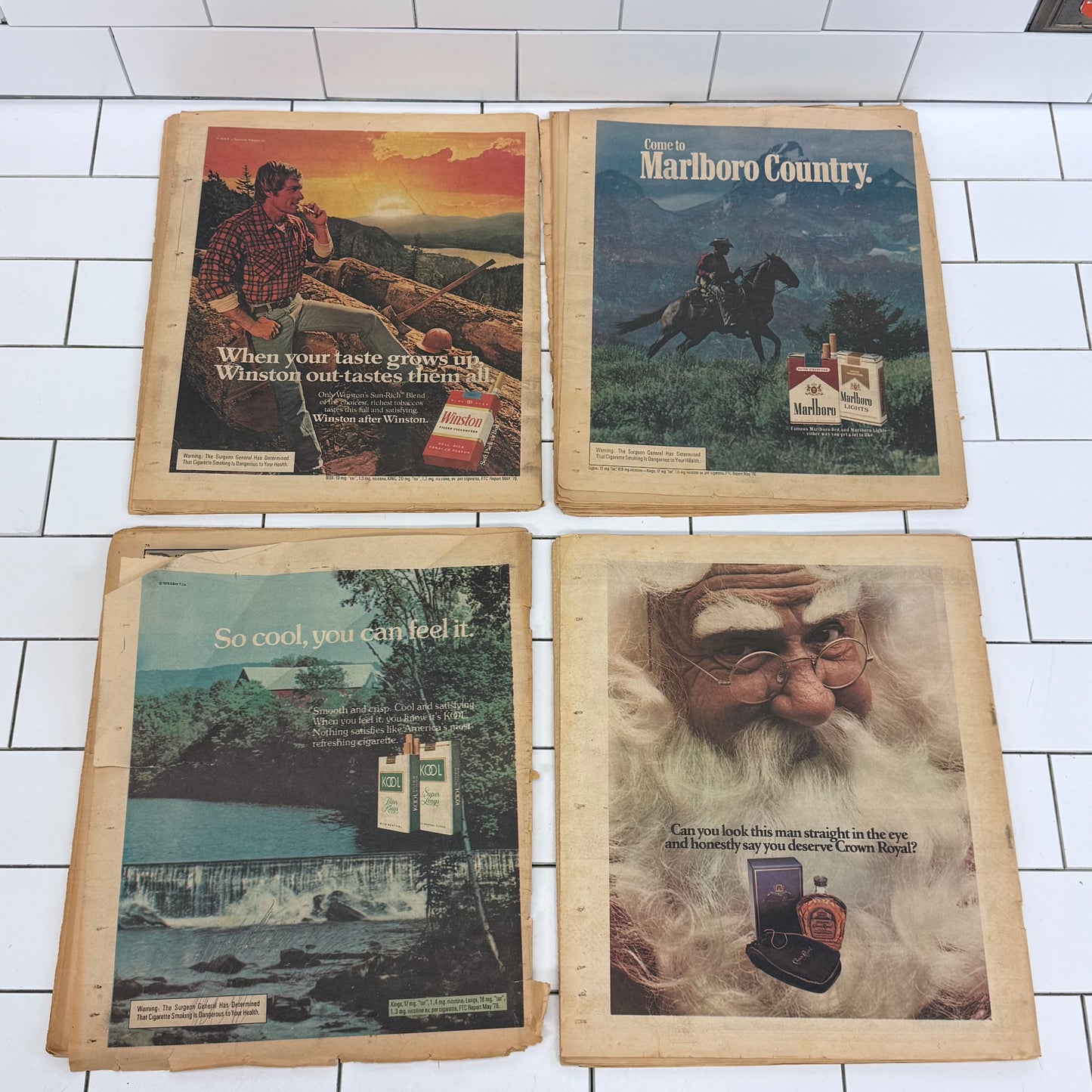 Rolling Stone Magazines Lot of 9 Vintage Issues 1979-1980