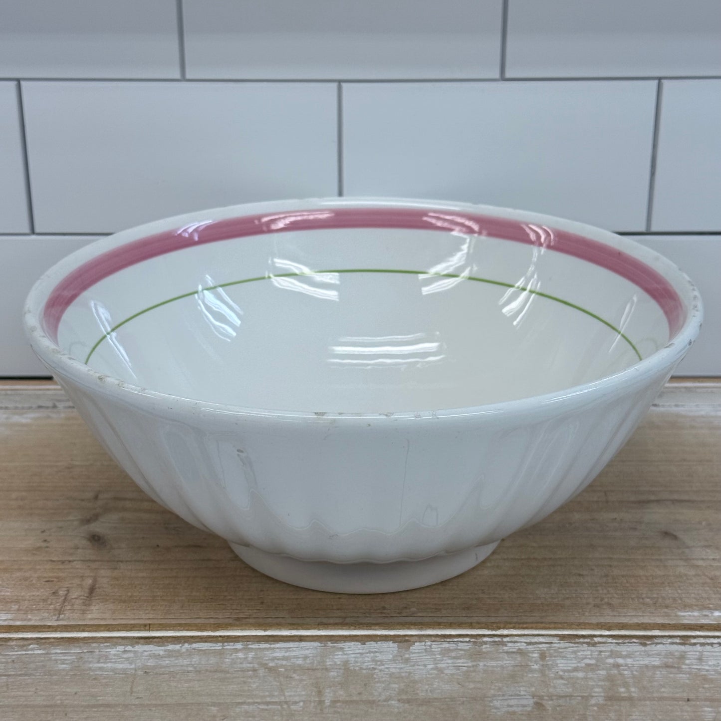 La Primula Italy Chimaphila Botanical Ceramic Serving Bowl 11”