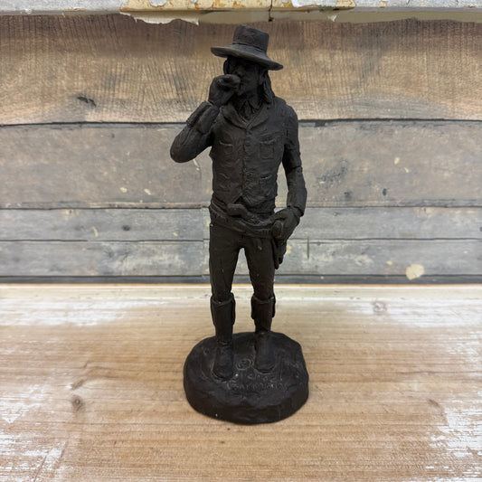 Michael Garman Wild West Shooter Figurine, Signed 1986