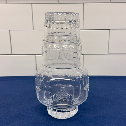 EAU Glass Bedside Water Carafe & Tumbler Set