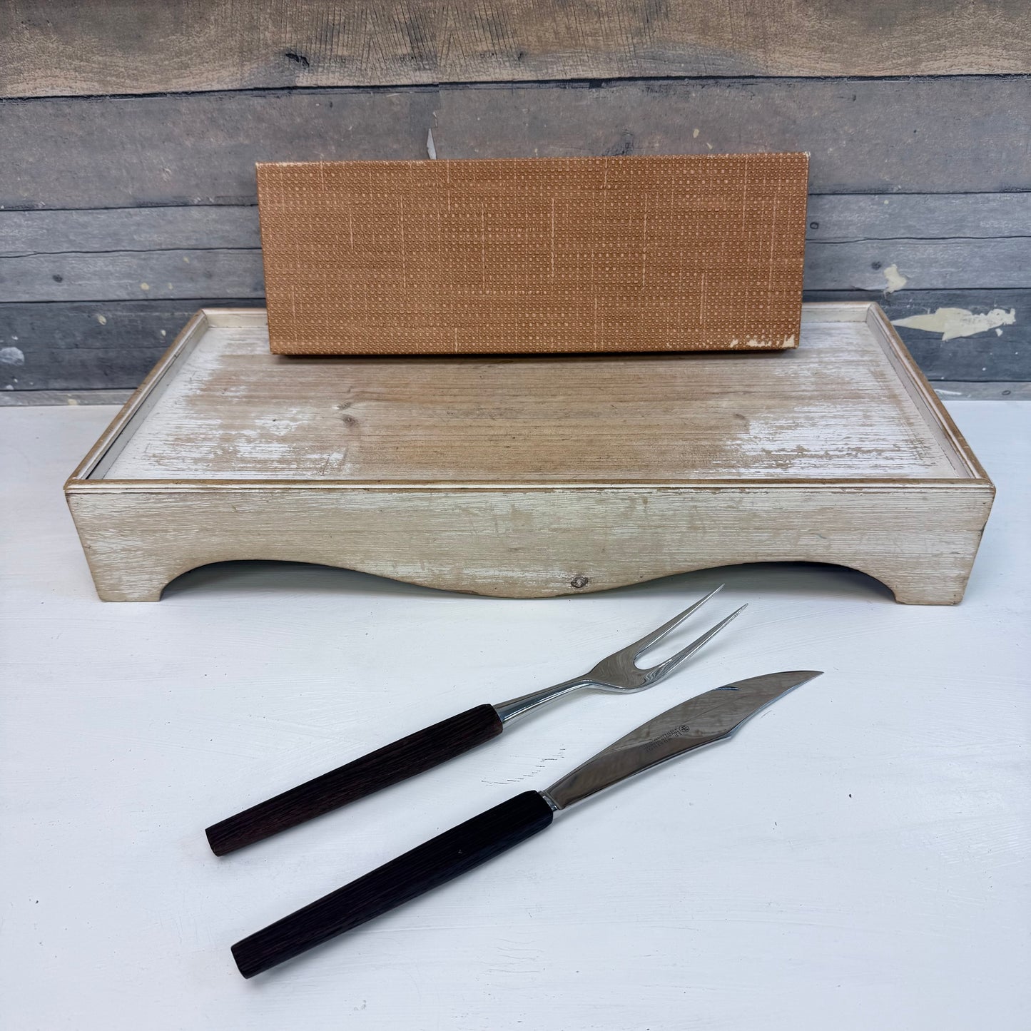 Ed. Wüsthof Germany Stainless Steel Carving Set in Box