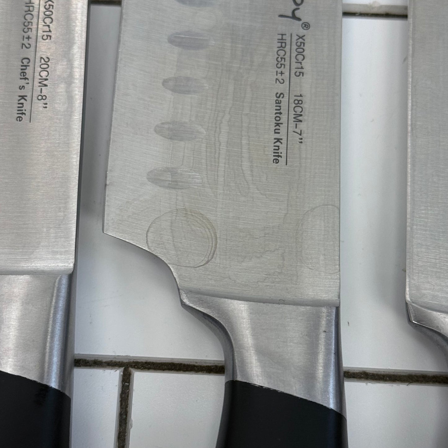 Emojoy Knife Set with Block Set of 12 High Carbon Steel
