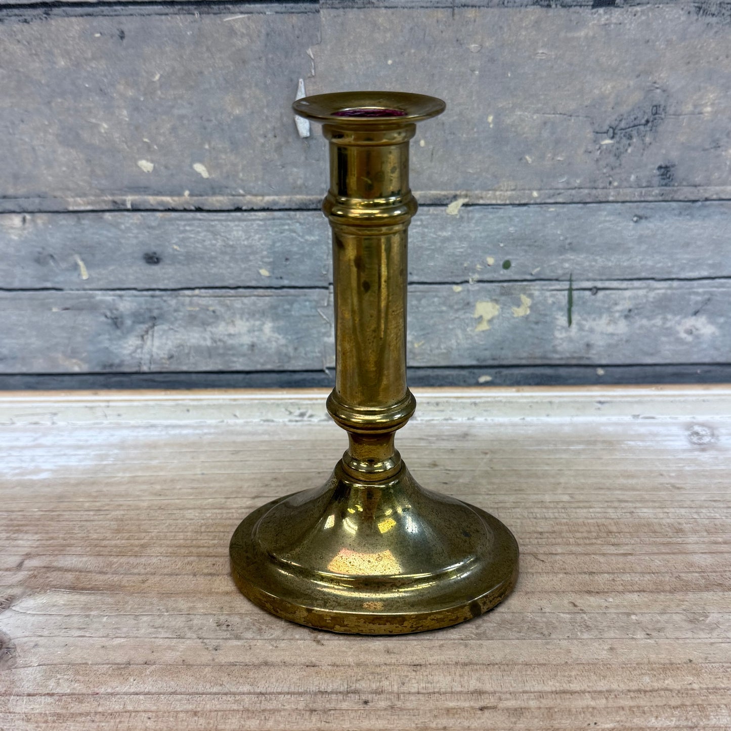 Solid Brass Candlestick Holder