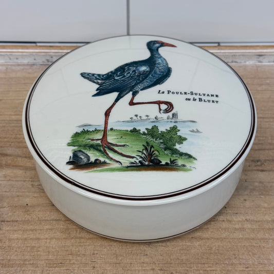 Villeroy & Boch Bird Porcelain Covered Dish Vintage