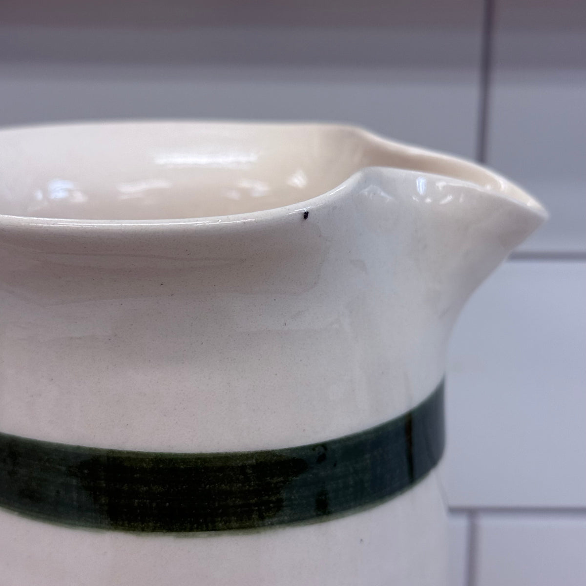 Tranquilline Etruria England Sheep Pottery Pitcher Antique 1920s