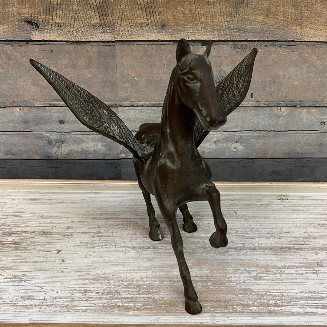 Vintage Bronze Pegasus Statue