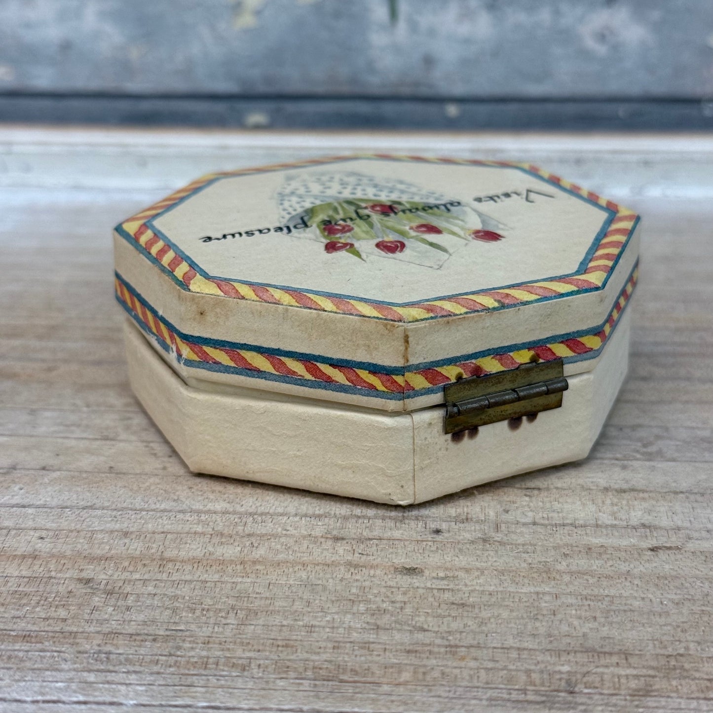 Catriona Stewart Hand Painted Trinket Box, 1988