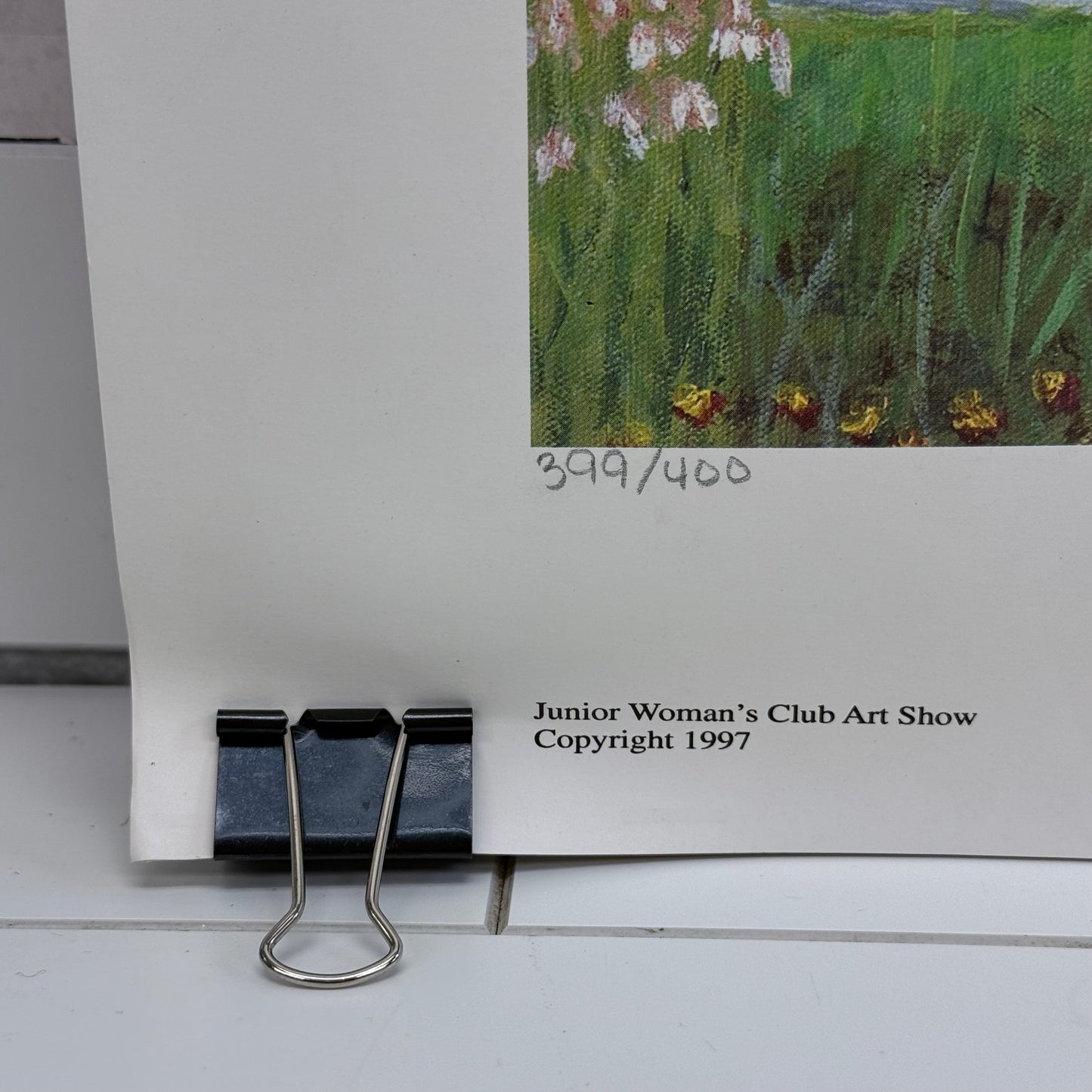 Donald T Regan Signed Print Palace Garden 1997 Limited Edition