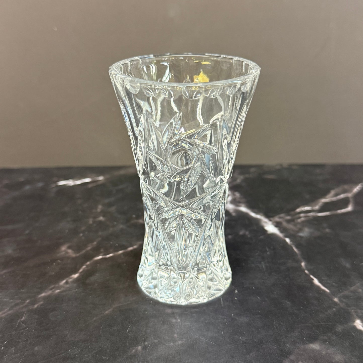 Lenox Star Cut Crystal Vases, Set of 2 1990s