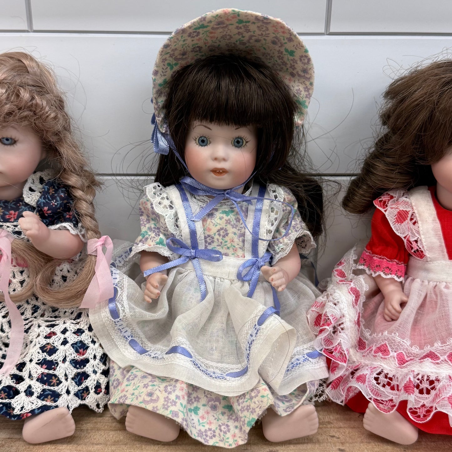 SFBJ Paris Dolls & McField Porcelain Set of 5