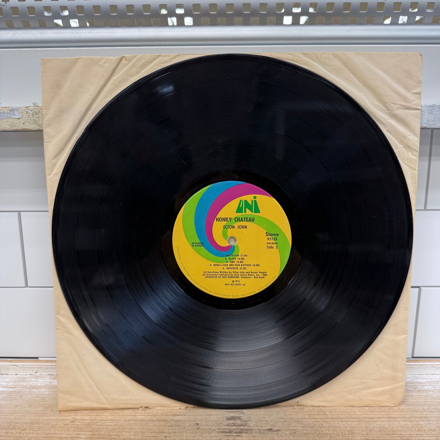 Elton John Honky Chateau Vinyl Record 1972 #93135