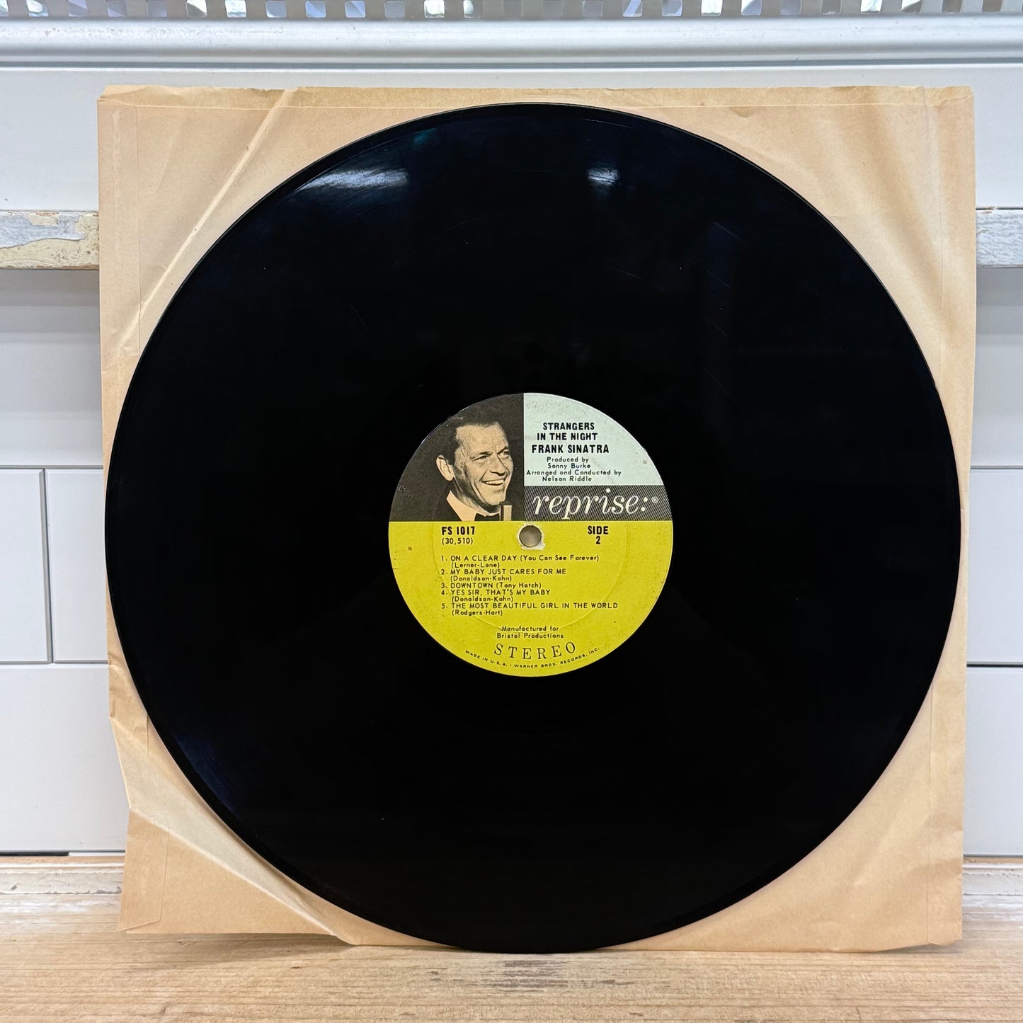 Frank Sinatra Strangers in the Night Vinyl Record 1966 #FS 1017