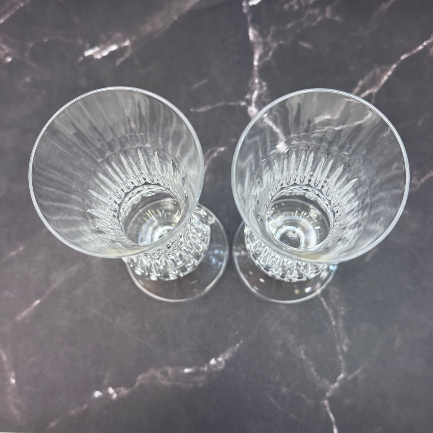 Cristal d’Arques Cut Lead Crystal Vases, Set of 2