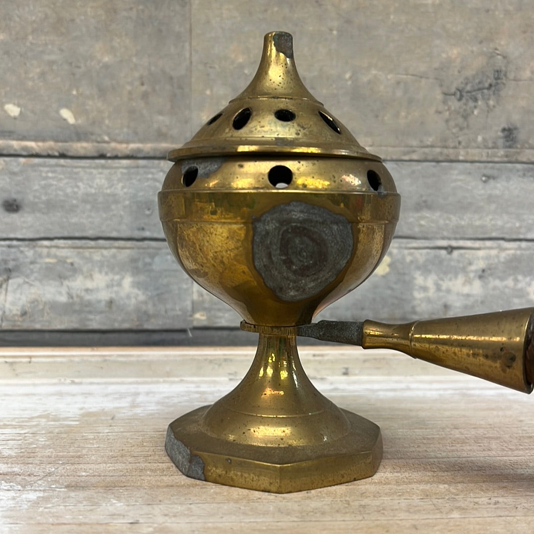 Ornate Brass Incense Burner