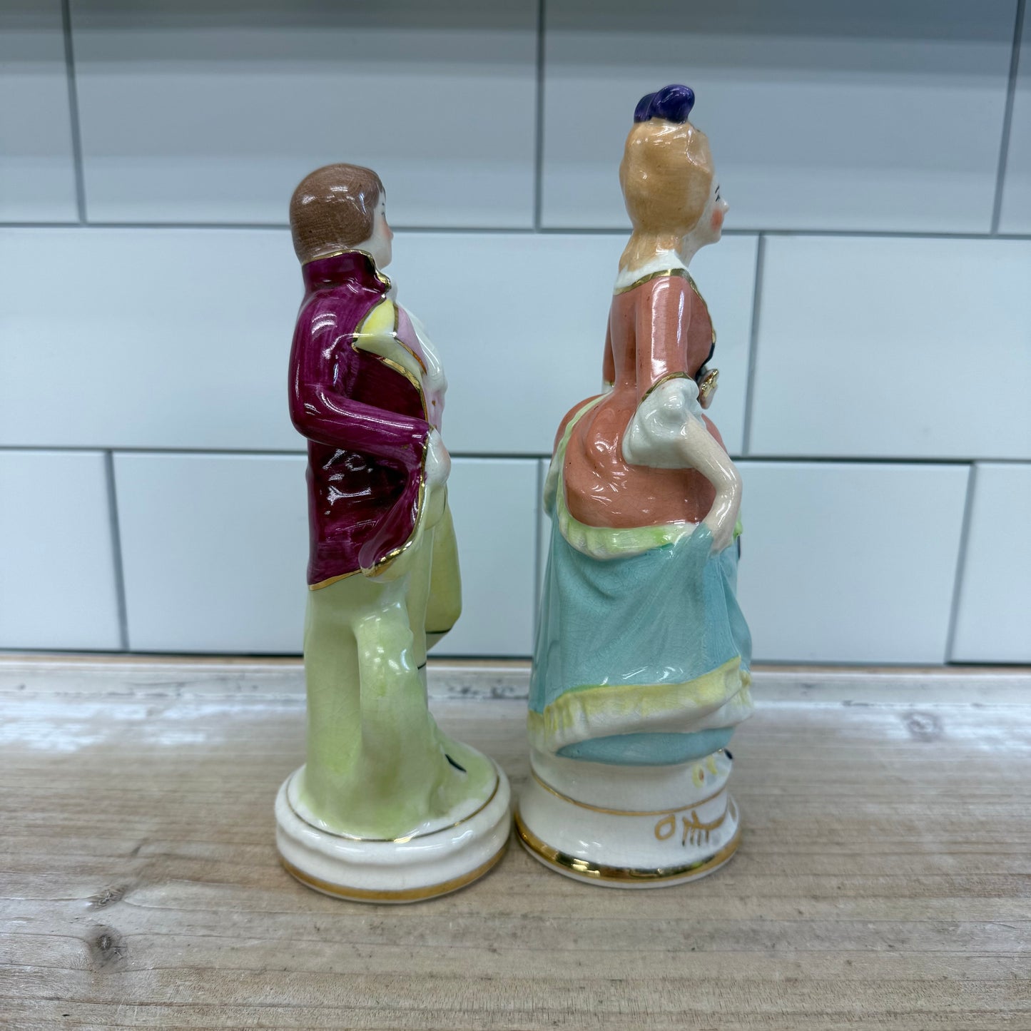 Coventry Courting Couple Figurines, Porcelain Set of 2