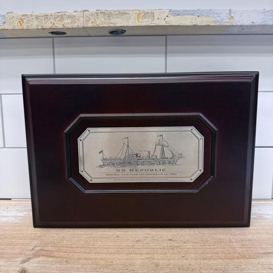 SS Republic Shipwreck Presentation Display Box