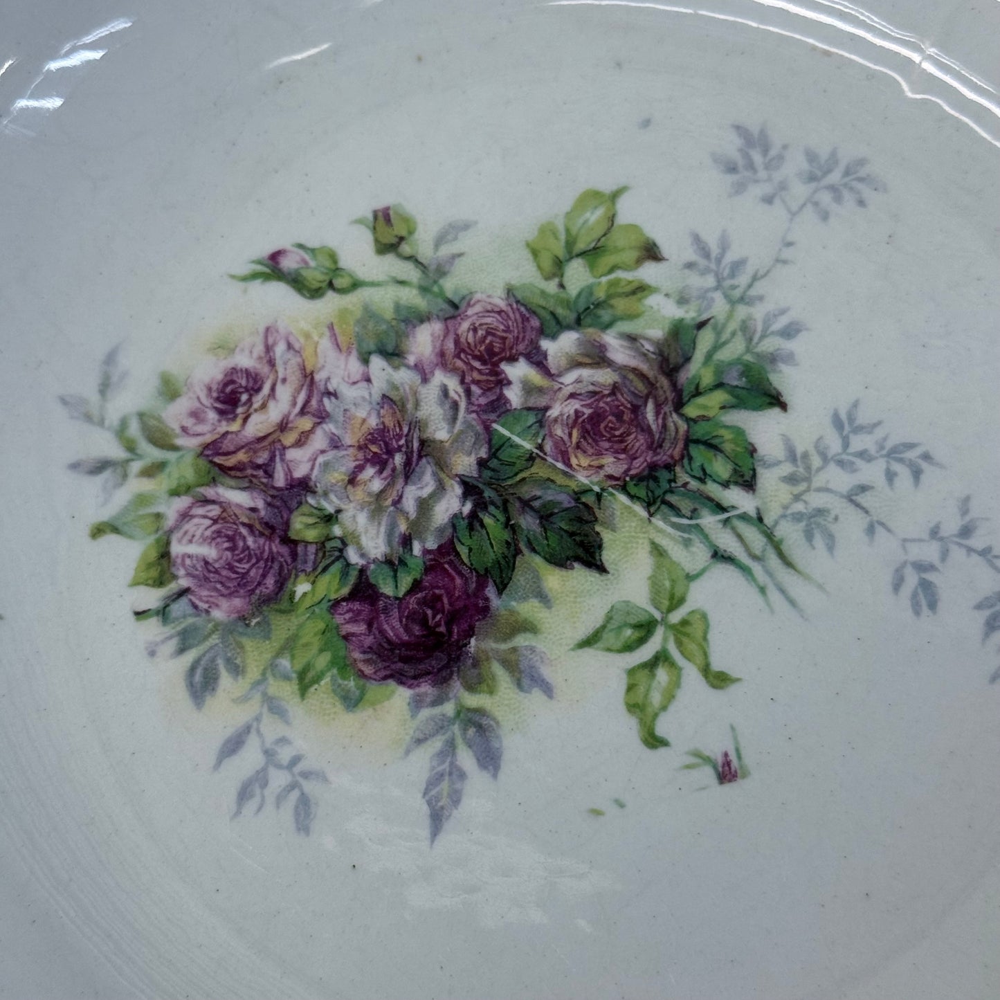 Empire Pottery Imperial China Soup Bowls Set of 4 Antique c.1890s