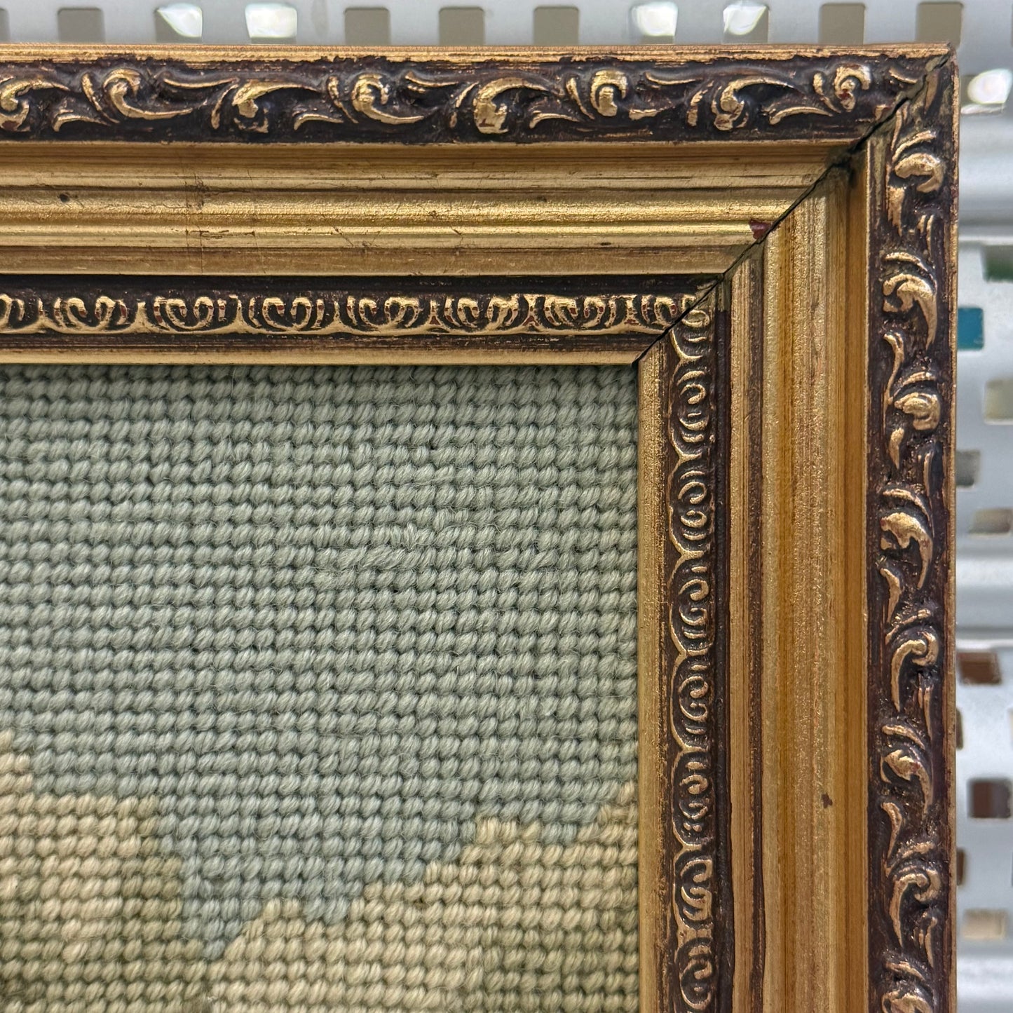 Leonardo da Vinci Mona Lisa Framed Needlepoint Art