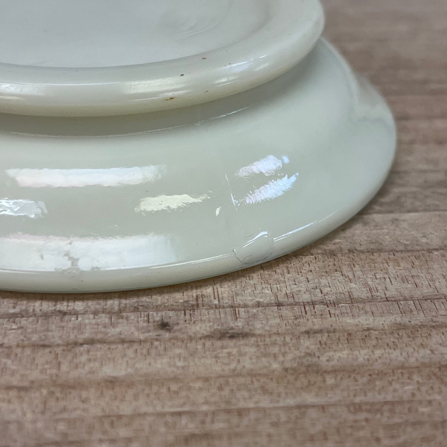 Wheatonware Cerama Opal Glass Coasters Set of 4, 1960s