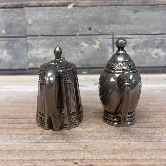 Godinger Silver-Plated Teapot Salt & Pepper Set
