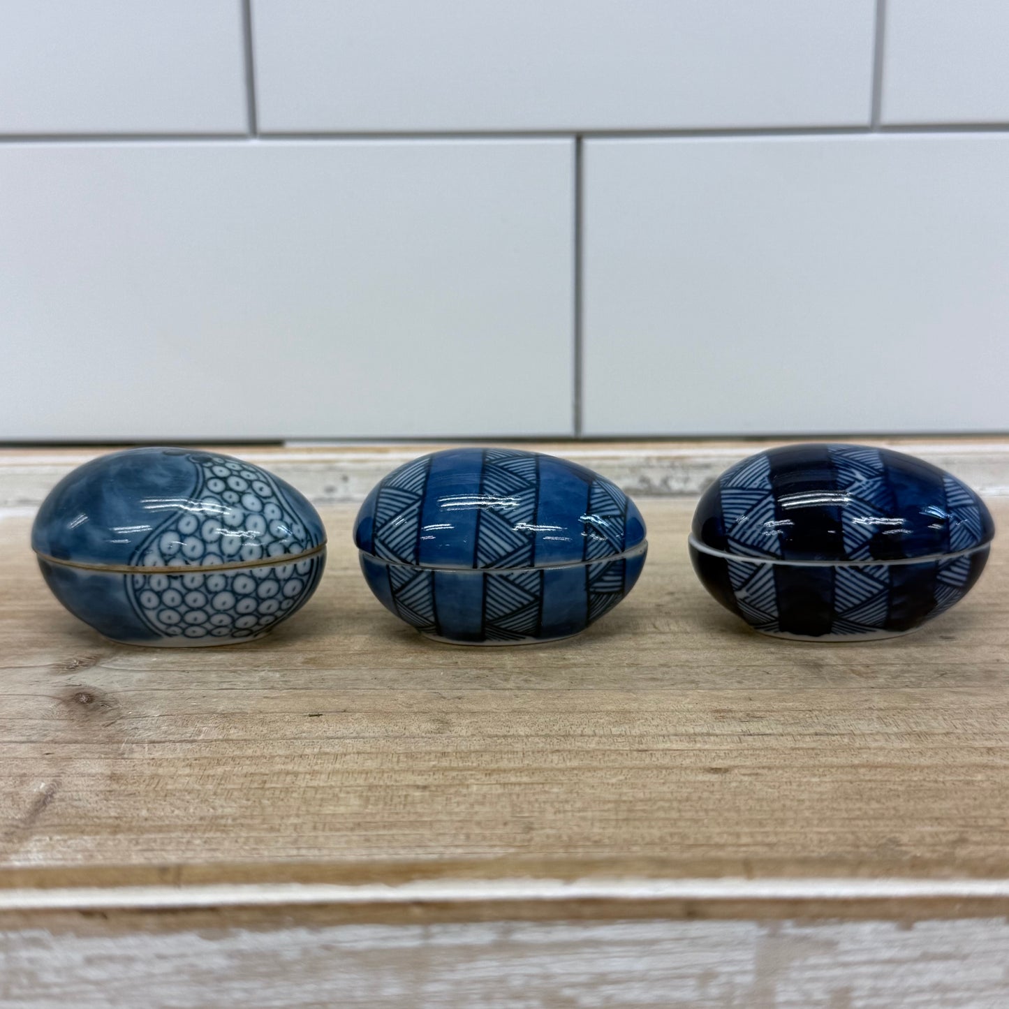 Chinoiserie Trinket Box Lot of 4