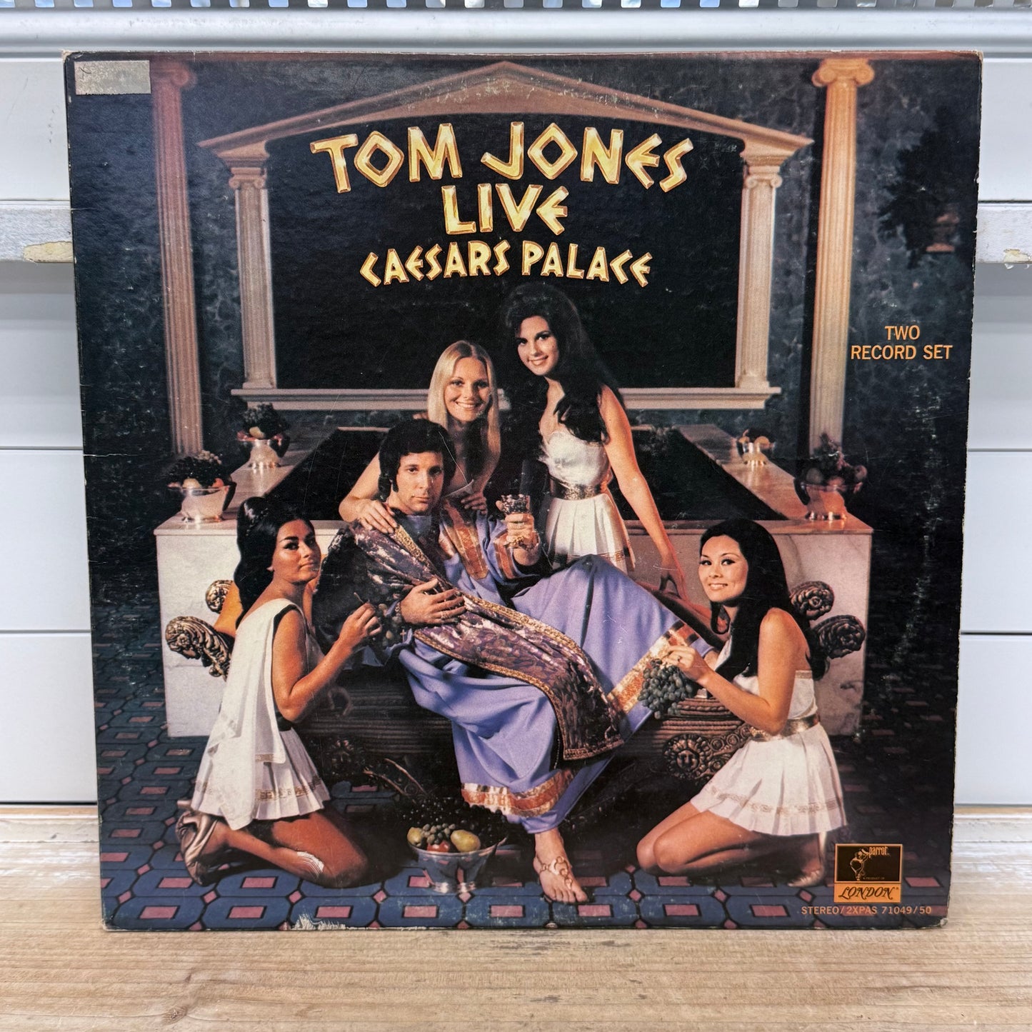 Tom Jones Live at Caesar's Palace Double Vinyl Record LP 1971 #2XPAS 71049