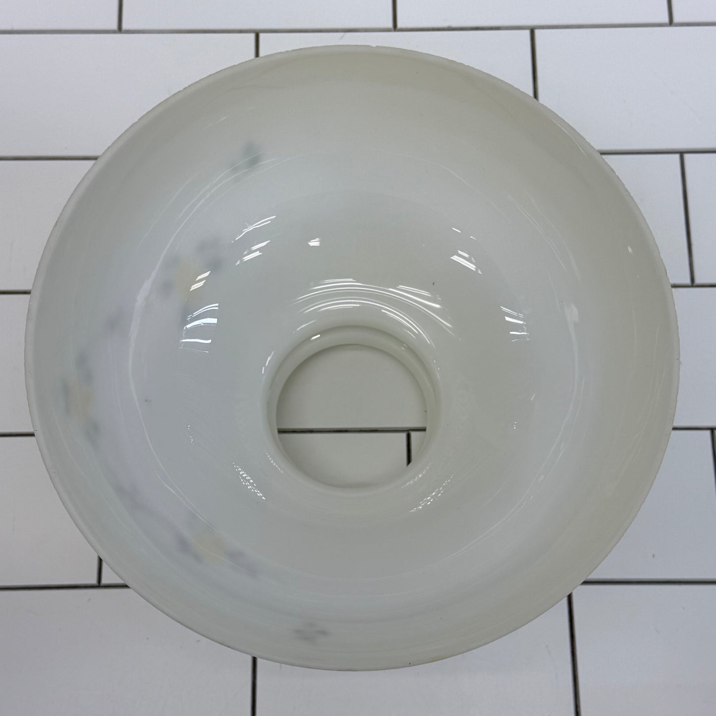 KYSO Brass Electric Hurricane Lamp Glass Shade 1950s