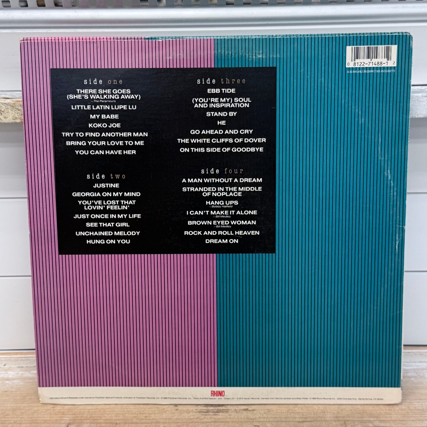 The Righteous Brothers Anthology Double Vinyl Record LP 1989 #R1-71488