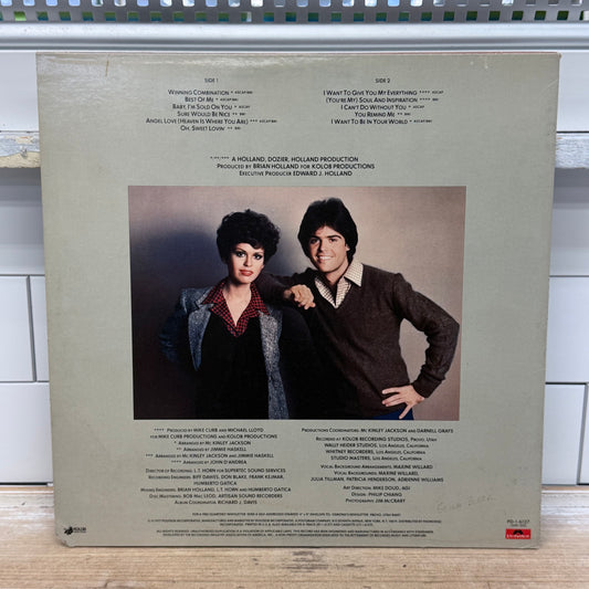 Donny & Marie Winning Combination Vinyl Record LP 1977 #PD-16127