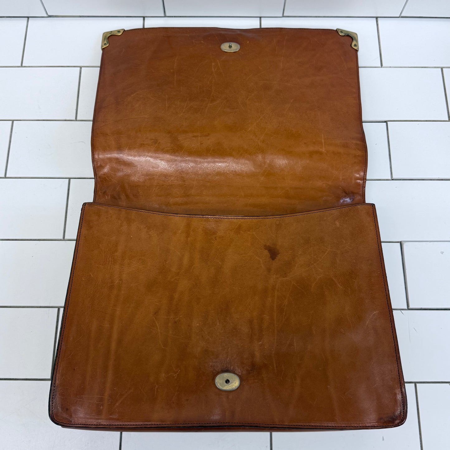 Rare Enzo Parma Italian Leather Satchel