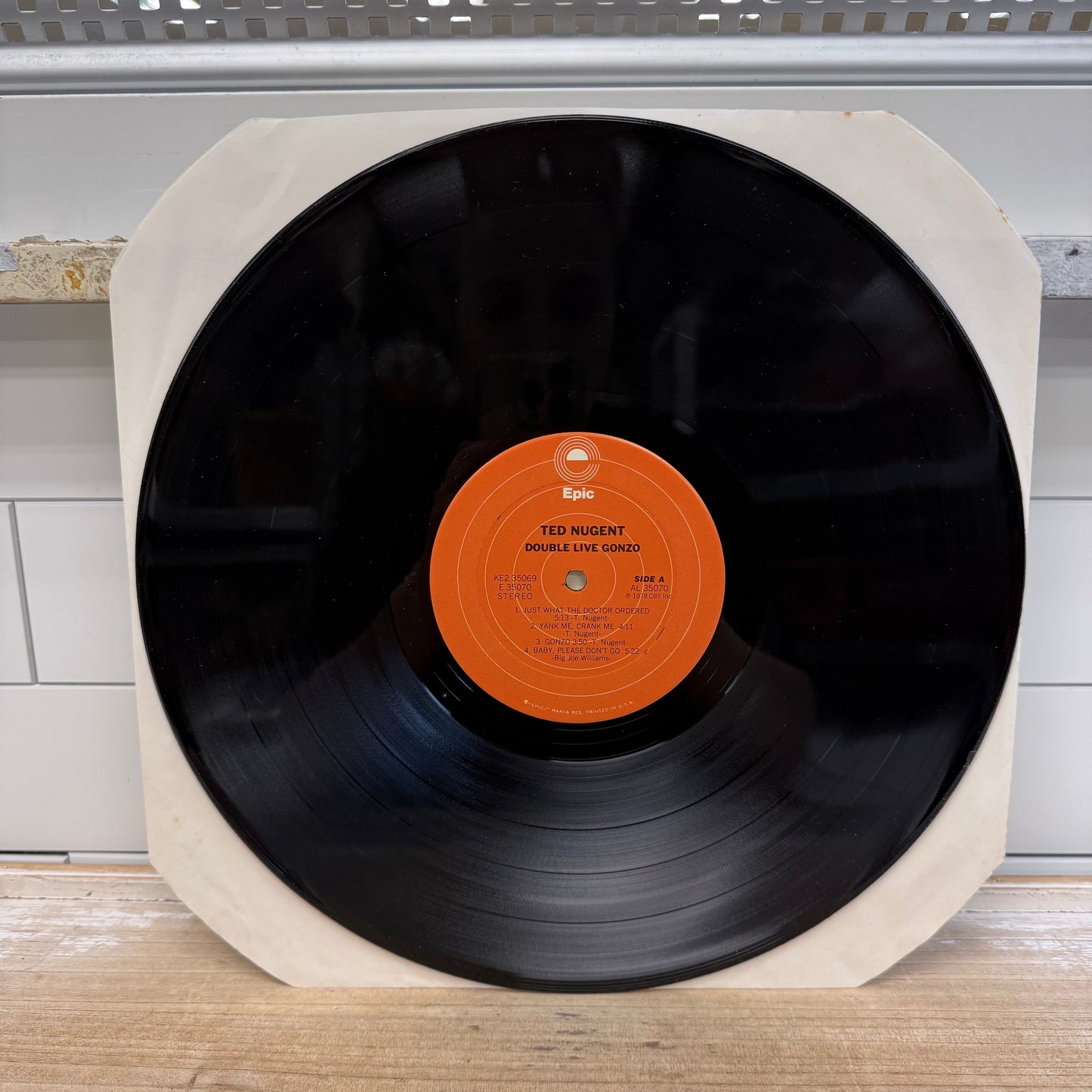 Ted Nugent Live Gonzo 1978 Double Vinyl Record