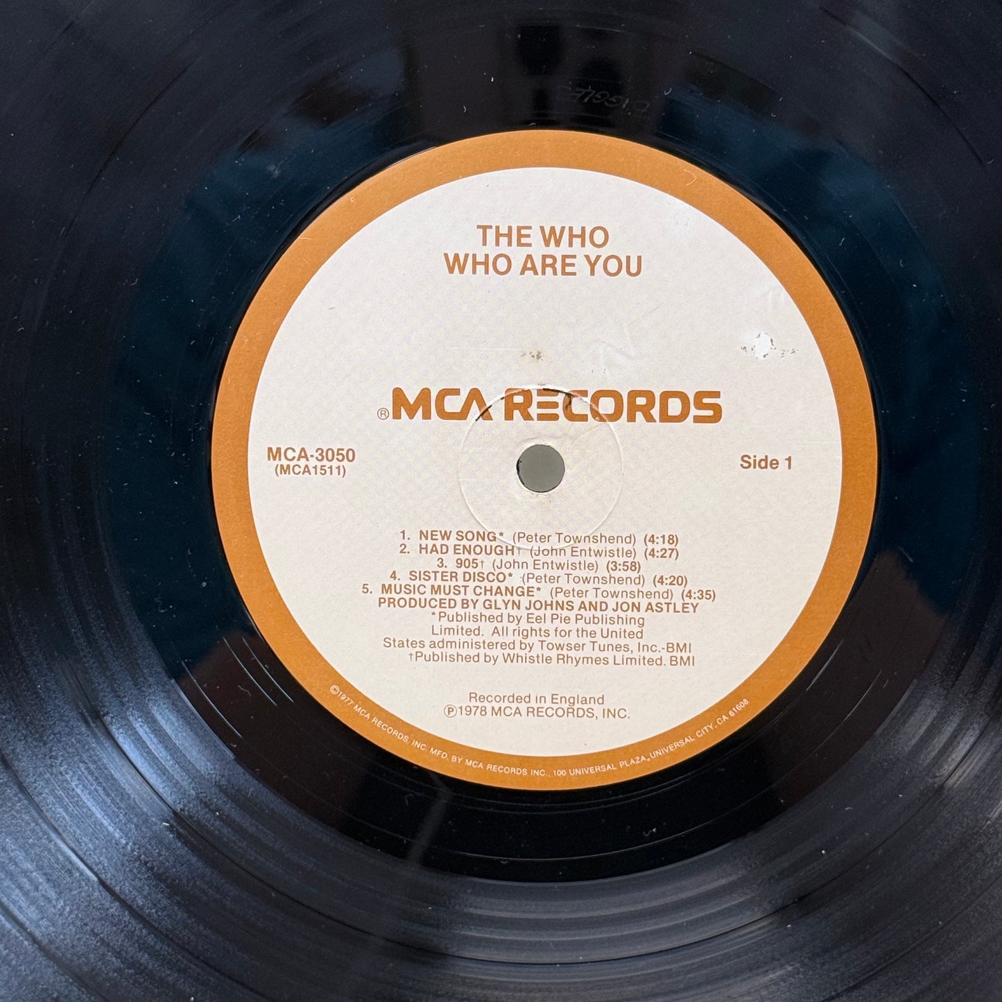 The Who Who Are You Vinyl Record LP 1978