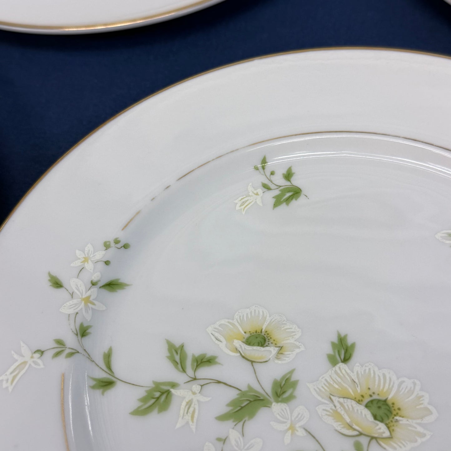 Fashion Manor Summertime Fine China Plates Set of 7 Japan