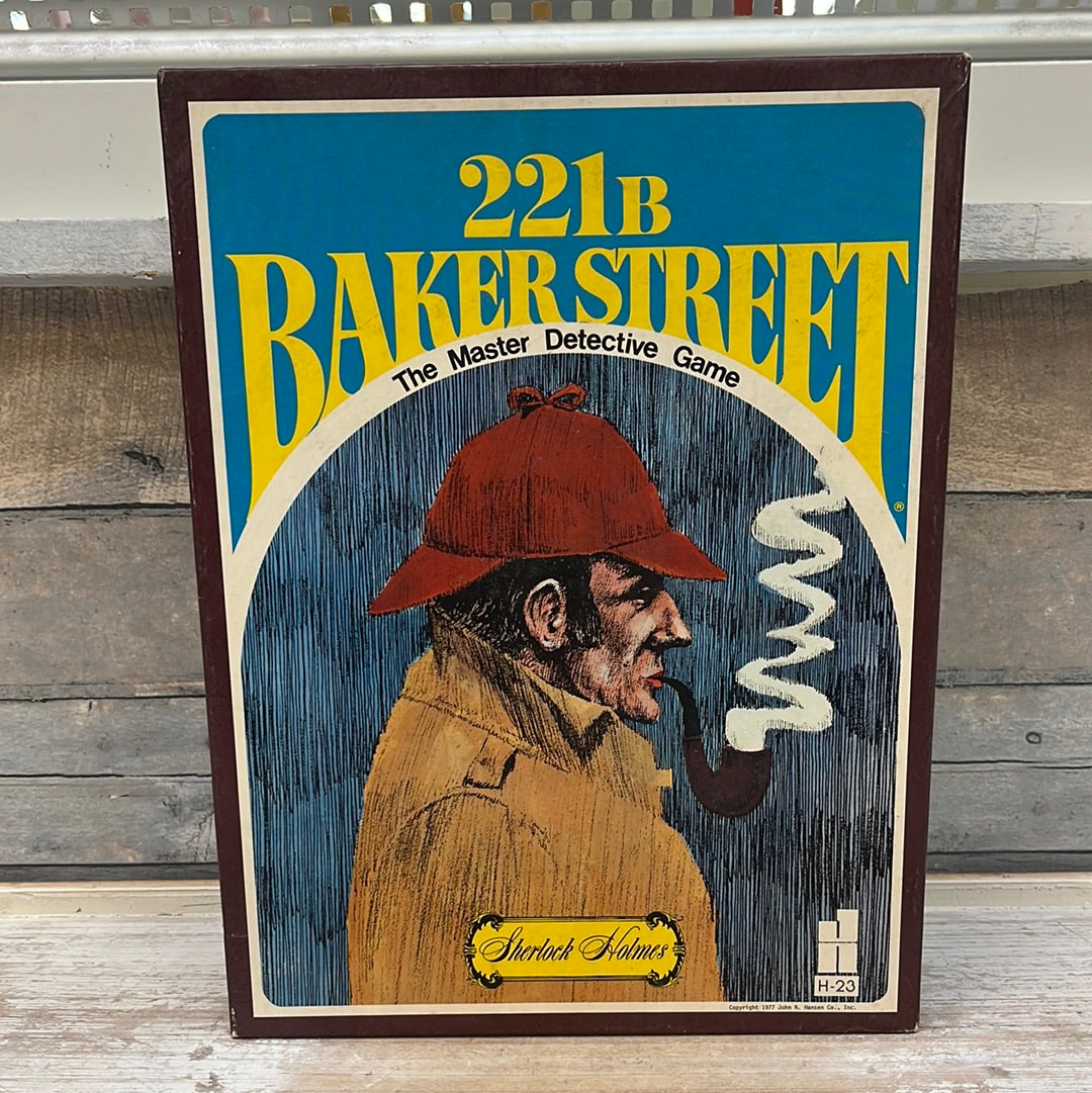 221B Baker Street Master Detective Game, 1977