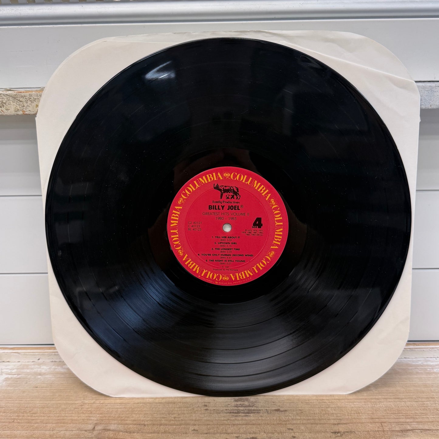 Billy Joel Greatest Hits Volume I Double Vinyl Record 1985 C2 40121